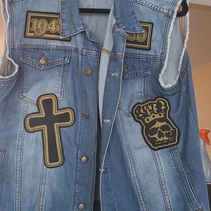 OZZY OSBOURNE tour jean vest